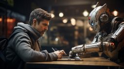 Robot ed essere umano collaborano